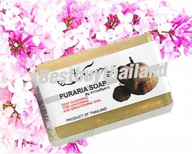สบู่กวาวเครือขาว pueraria mirifica soap สบู่กวาวเครือ pueraria soap