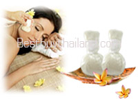 ลูกประคบหน้าสมุนไพร สมุนไพรไทยลูกประคบ Thai Herbal Compress for Face, the popular of Thai spa product