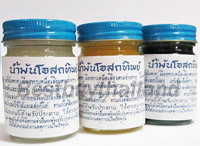 ยาหม่องโอสถทิพย์ขาว-เขียว-เหลือง Thai Herbal Massage Balm, White Balm, Green Balm, Yellow Balm